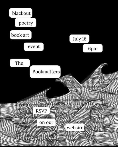 Blackout Poetry Book Art Event