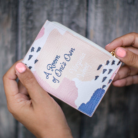 A Room of One's Own Pastel Book Coin Purse Wallet - The Bookmatters
