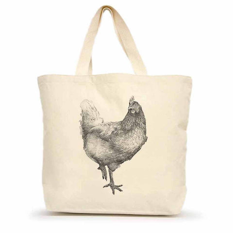 Hen 2 Large Tote - The Bookmatters