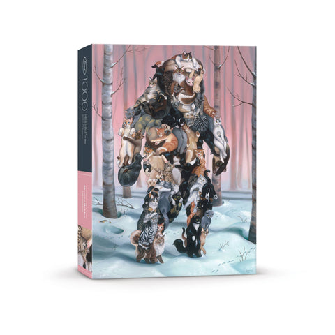 Puzzle 1000 PC - Shyama Golden- Catsquatch - The Bookmatters
