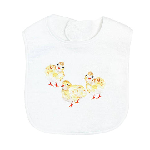 Three Baby Chicks Bib - The Bookmatters