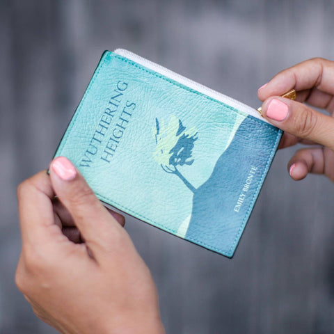 Wuthering Heights Green Coin Purse Card Wallet - The Bookmatters