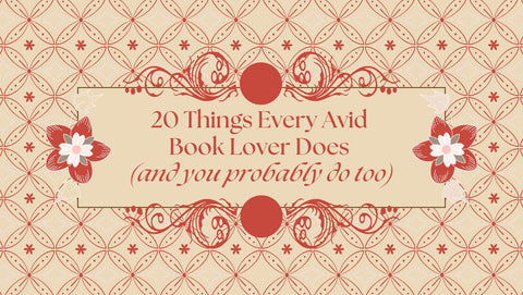 things book lovers do