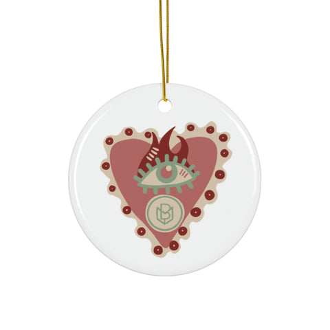 Bookmatters Ceramic Ornament - The Bookmatters