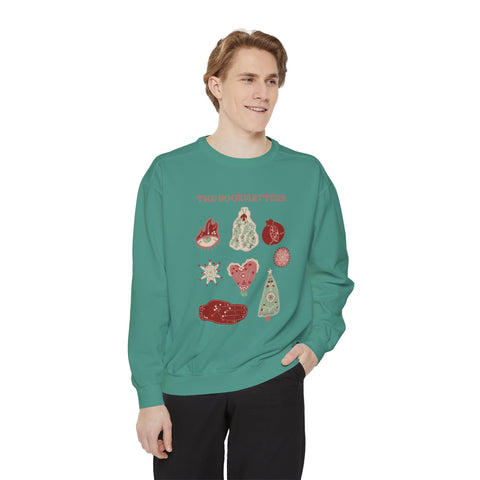 A Bookmatters' Christmas Garment-Dyed Sweatshirt - The Bookmatters