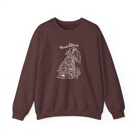 Book Dragon Crewneck Sweatshirt - The Bookmatters