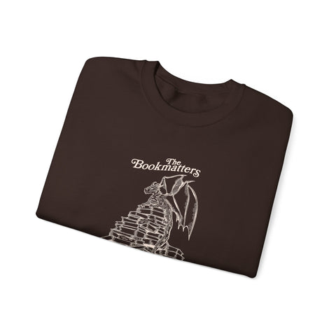 Book Dragon Crewneck Sweatshirt - The Bookmatters