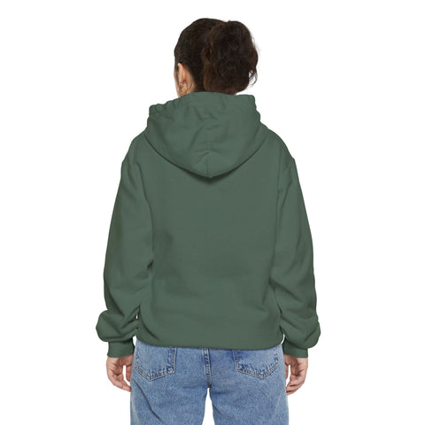 Bookmatters Shield Garment-Dyed Hoodie - The Bookmatters