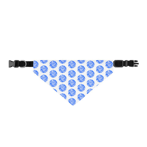 Blue Floral Pet Bandana