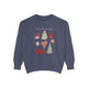 A Bookmatters' Christmas Garment-Dyed Sweatshirt - The Bookmatters