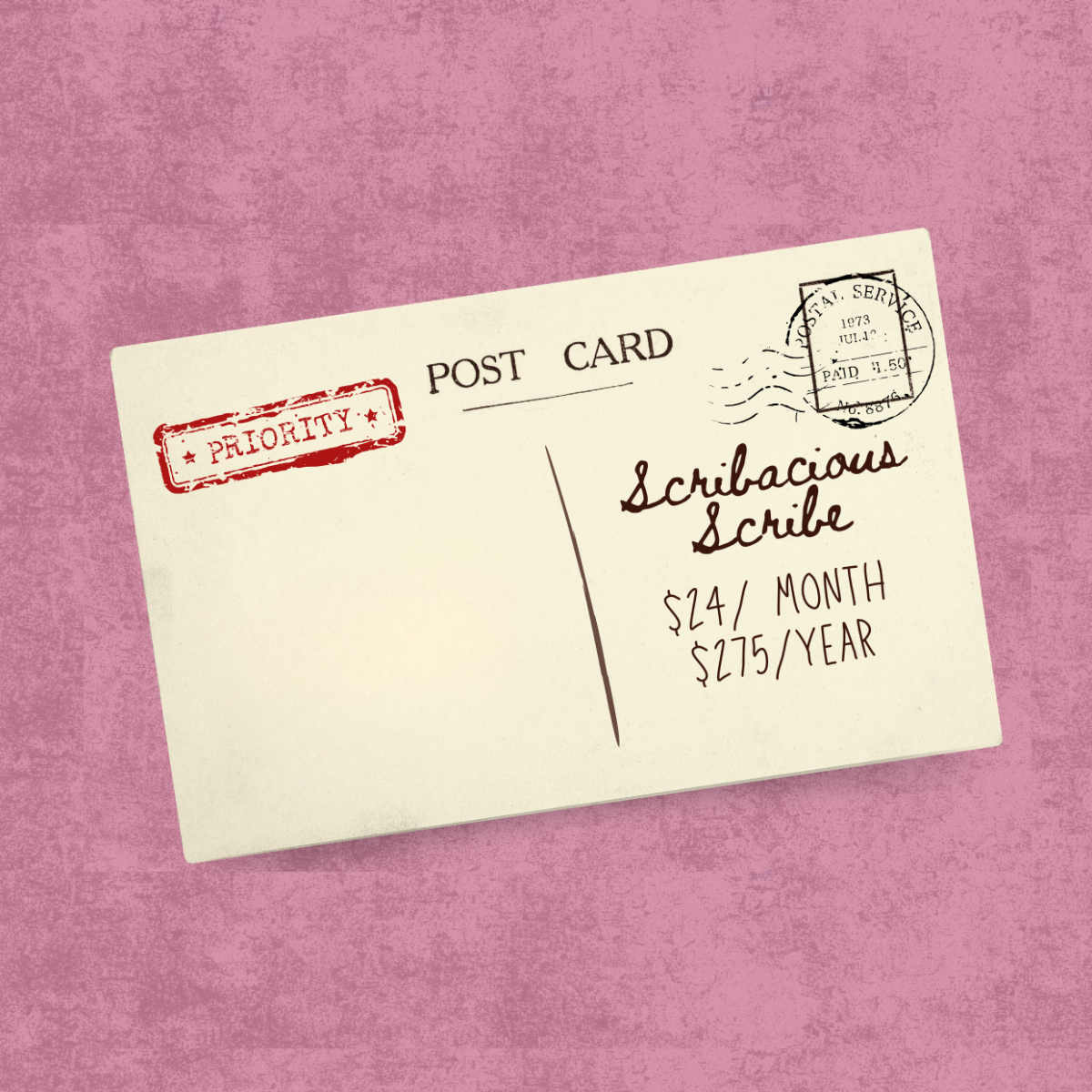 Scribacious Scribe Membership: The Bookmatters Stationary Society