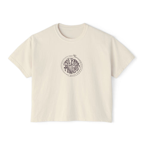 Round and Round Women's Boxy Tee - The Bookmatters