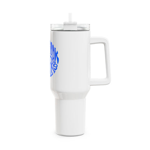 The Booksmatter 40oz Tumbler - Large Insulated Travel Mug for Readers