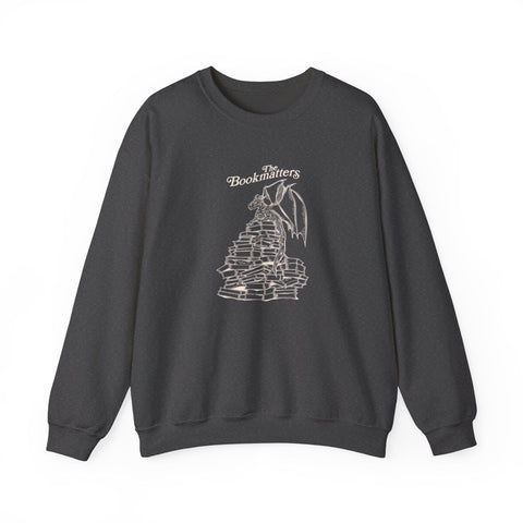 Book Dragon Crewneck Sweatshirt - The Bookmatters