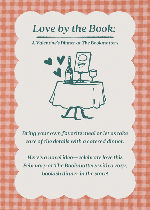 Love by the Book: A Valentine’s Dinner at The Bookmatters" ❤️📖🍽️