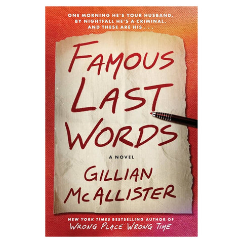 famous last words book