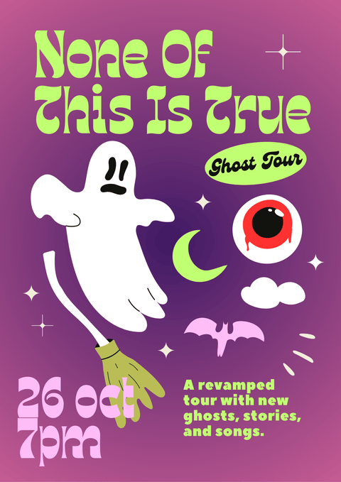 None of This is True Haunted History Tour of Milford Tour Ticket - The Bookmatters