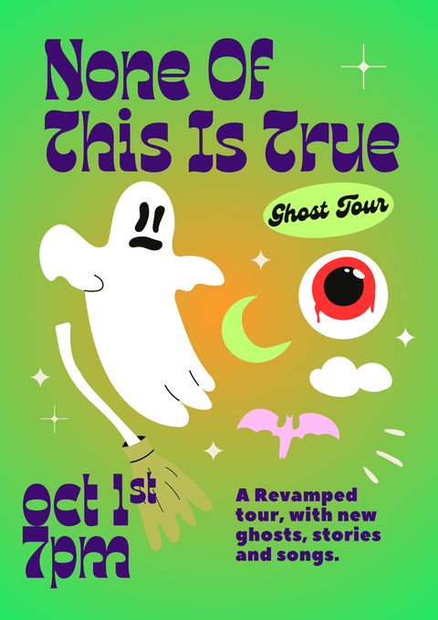 None of This is True Haunted History Tour of Milford Tour Ticket - The Bookmatters
