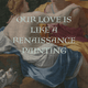 Renaissance Painting Card by Bailey Roy - The Bookmatters