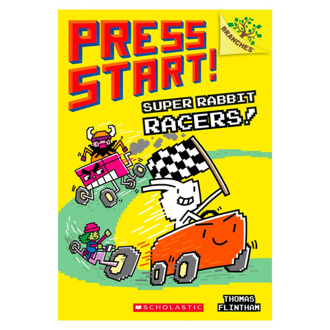 Super Rabbit Racers! A Branches Book (Press Start! #3) - The Bookmatters