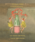 Transactional Frienship Card by Bailey Roy - The Bookmatters
