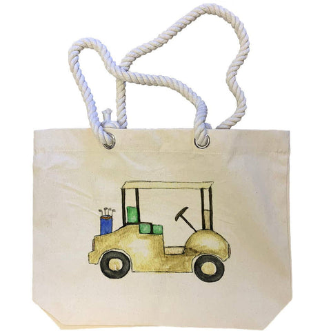 Golf Cart Tote Bag - The Bookmatters