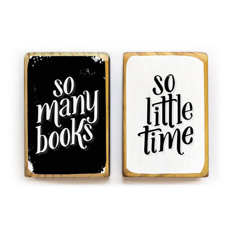 So Many Books So Little Time - Bookends - The Bookmatters