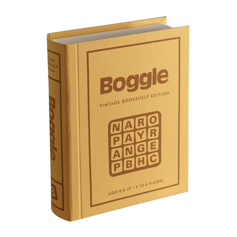 WS Game Company Boggle Vintage Bookshelf Edition - The Bookmatters